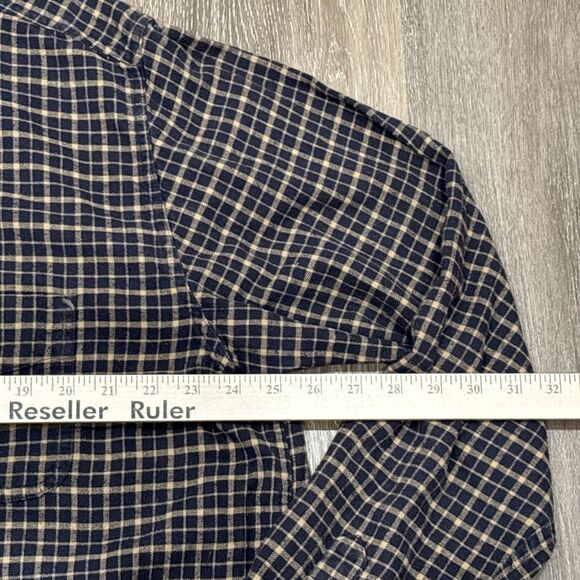 Eddie Bauer Flannel Shirt Mens XLT - Picture 5 of 9